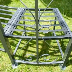 3m X 3m Abbotsford Metal Gazebo With Bench -Plants outlet store OL4700 add image 7 ad6b