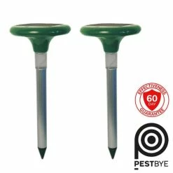 Pack Of 2 Advanced Solar Mole Repeller - PestBye®