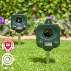 PestBye® Twin Pack Battery Operated Ultrasonic Cat Repeller