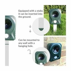 Battery Operated Cat Repeller V2 With HyperResonance Frequency™ By Pestbye® -Plants outlet store PB0045 add image 3 b034