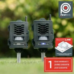 Smart Cat Repeller System (Pair) - Solar Powered By PestBye® -Plants outlet store PB0047SX2 main image 79ef fbbe