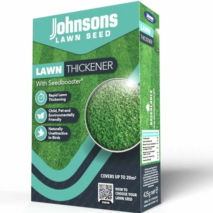 Johnsons Lawn Thickener Lawn Seed | 425gm Covers 20 Sqm 3 Johnsons Lawn Thickener Lawn Seed | 425gm Covers 20 Sqm