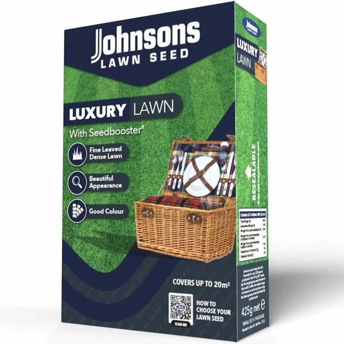 Johnsons Luxury Lawn Seed | 425gm Covers 20 Sqm 3 Johnsons Luxury Lawn Seed | 425gm Covers 20 Sqm