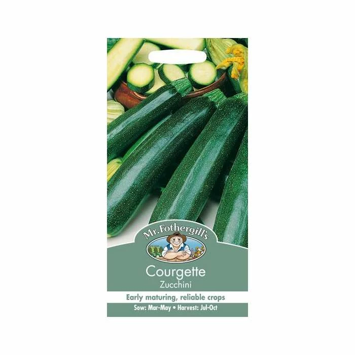 Courgette 'Zucchini' Seeds | Cucurbita Pepo | By Mr Fothergills 4 Courgette 'Zucchini' Seeds | Cucurbita Pepo | By Mr Fothergills - Image 2