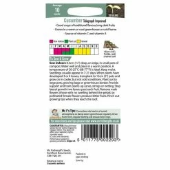 Cucumber 'Telegraph Improved' Seeds | Cucumis Sativus | By Mr Fothergills -Plants outlet store PL92467 add image 2 cc3e