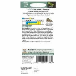 Salad Bowl Red & Green Mixed Lettuce Seeds | Lactuca Sativa | By Mr Fothergills 7 Salad Bowl Red & Green Mixed Lettuce Seeds | Lactuca Sativa | By Mr Fothergills -Plants outlet store PL92472 add image 2 f573