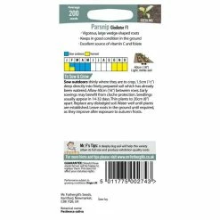 Parsnip 'Gladiator F1' Seeds | Pastinaca Sativa | By Mr Fothergills -Plants outlet store PL92476 add image 2 f393