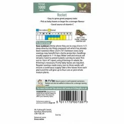 Rocket Seeds | Eruca Sativa | By Mr Fothergills -Plants outlet store PL92483 add image 2 be46