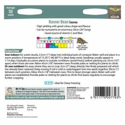 Runner Bean 'Enorma' Seeds | Phaseolus Coccineus | By Mr Fothergills 7 Runner Bean 'Enorma' Seeds | Phaseolus Coccineus | By Mr Fothergills -Plants outlet store PL924942 add image 2 34fb