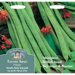 Runner Bean 'Polestar' Seeds | Phaseolus Coccineus | By Mr Fothergills -Plants outlet store PL924943 add image 1 ae2f