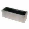 64cm Zinc Galvanised Silver Trough Planter - By Primrose™ -Plants outlet store PP0003M main image 1cf6