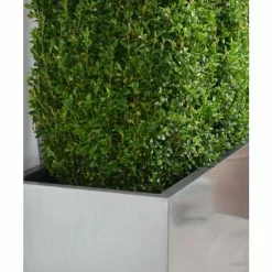 100cm Zinc Galvanised Silver Trough Planter - By Primrose™ -Plants outlet store PP0003XL add image 2 6677