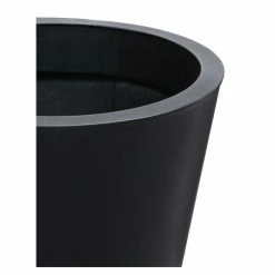 H39.5cm Zinc Galvanised Black Cone Planter - By Primrose™ 13 H39.5cm Zinc Galvanised Black Cone Planter - By Primrose™ -Plants outlet store PP0009M add image 4 585e