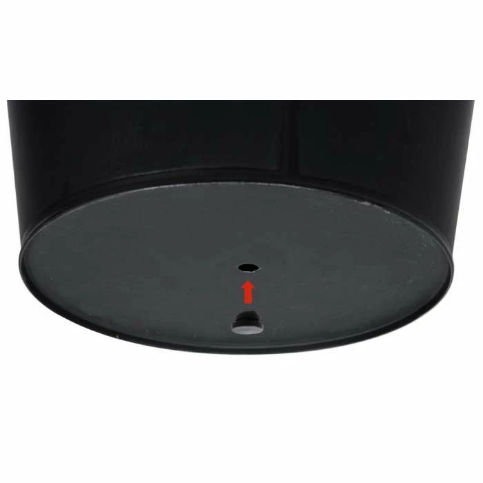 H39.5cm Zinc Galvanised Black Cone Planter - By Primrose™ 8 H39.5cm Zinc Galvanised Black Cone Planter - By Primrose™ - Image 6