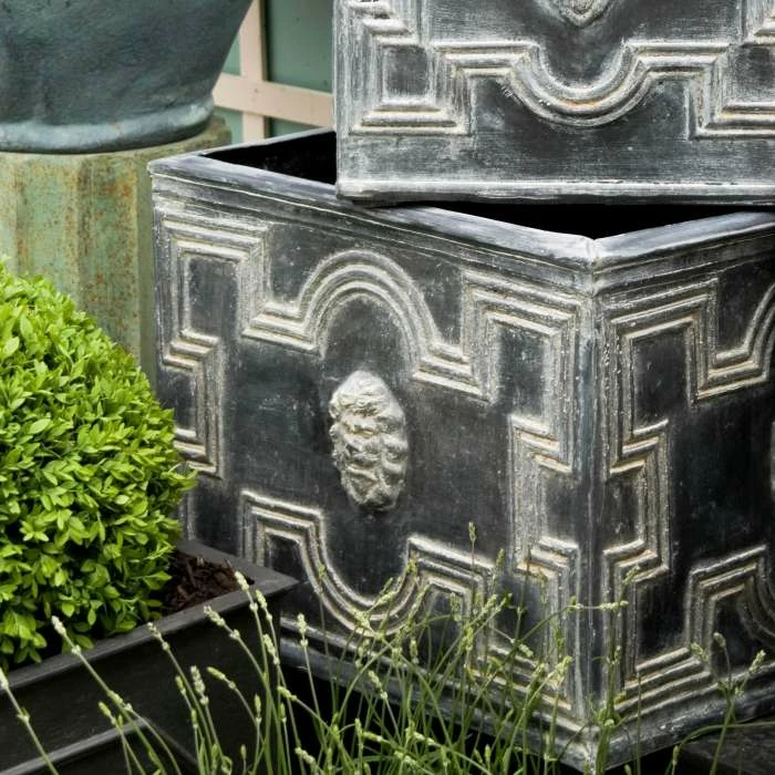 Elizabeth 1V Square Planter H41cm 4 Elizabeth 1V Square Planter H41cm - Image 2