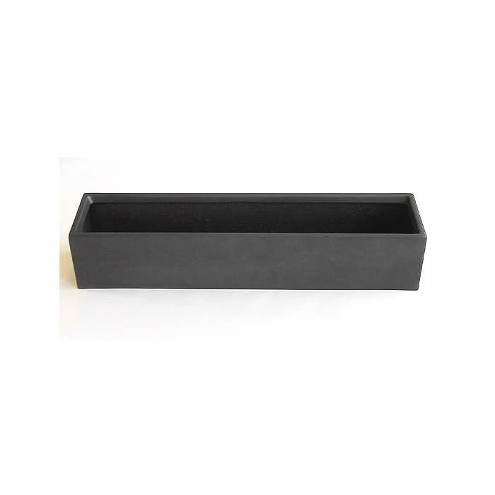 90cm Fibreglass Window Box Trough Planter In Graphite 3 90cm Fibreglass Window Box Trough Planter In Graphite