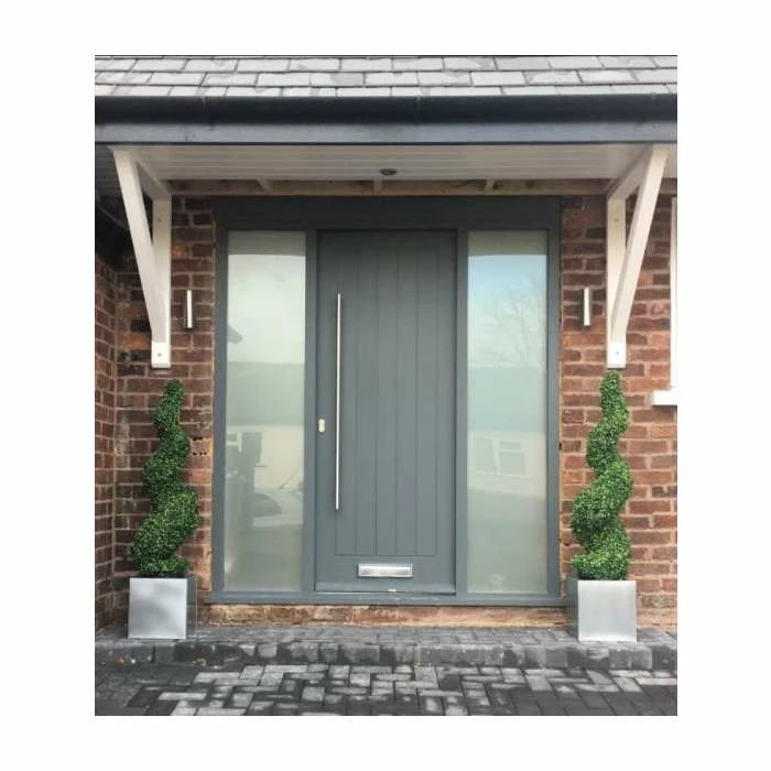 30cm Zinc Galvanised Silver Cube Pot - By Primrose™ 4 30cm Zinc Galvanised Silver Cube Pot - By Primrose™ - Image 2