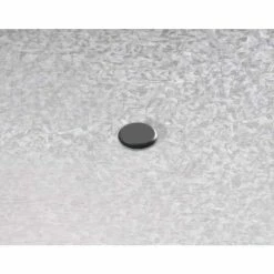 H31cm Zinc Galvanised Silver Flared Square Planter - By Primrose™ -Plants outlet store PP0250S1 add image 2 81c9