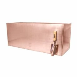 75cm Zinc Galvanised Trough Planter In A Copper Finish By Primrose™ -Plants outlet store PP0261L add image 3 e37d