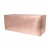 75cm Zinc Galvanised Trough Planter In A Copper Finish By Primrose™ -Plants outlet store PP0261L rollover image 0320