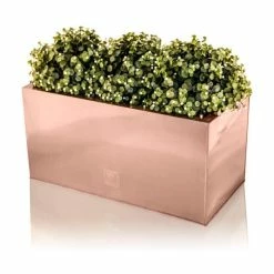 70cm Zinc Galvanised Trough Planter In A Copper Finish By Primrose™ -Plants outlet store PP0261S add image 3 1f82