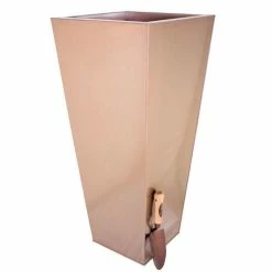 H116cm Zinc Galvanised Flared Square Planter In A Copper Finish By Primrose™ 10 H116cm Zinc Galvanised Flared Square Planter In A Copper Finish By Primrose™ -Plants outlet store PP0262XL add image 2 44ce