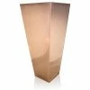 H116cm Zinc Galvanised Flared Square Planter In A Copper Finish By Primrose™ -Plants outlet store PP0262XL rollover image 97fd