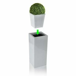 36cm Tall Cube Planter Insert - By Primrose™ -Plants outlet store PP0341LINSERT add image 2 7e75