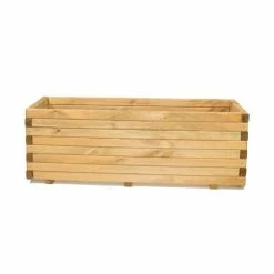 1.1m Pine Raised Trough Planter 17 1.1m Pine Raised Trough Planter -Plants outlet store PP0381 add image 4 f610