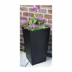 90cm X 40cm Tall Flared Square Fibreglass Planter In Matt Black - By Primrose™ 11 90cm X 40cm Tall Flared Square Fibreglass Planter In Matt Black - By Primrose™ -Plants outlet store PP0405M add image 3 e91c