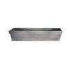 80cm Zinc Edge Silver Trough Planters - By Primroseâ„¢ 2 80cm Zinc Edge Silver Trough Planters - By Primroseâ„¢ -Plants outlet store PP0441L rollover image 205e