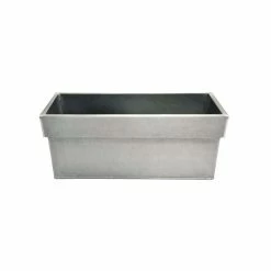 40cm Zinc Edge Silver Trough Planters - By Primrose™ 9 40cm Zinc Edge Silver Trough Planters - By Primrose™ -Plants outlet store PP0441S add image 1 c817