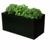 50cm Zinc Black Planter - By Primroseâ„¢ 1 50cm Zinc Black Planter - By Primroseâ„¢ -Plants outlet store PP0444 main image 3ede
