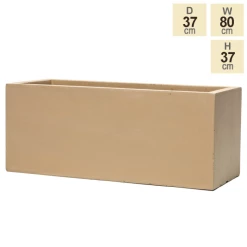 80cm Fibrecotta Large Sand Trough Planter -Plants outlet store PP0451L main image 3f82