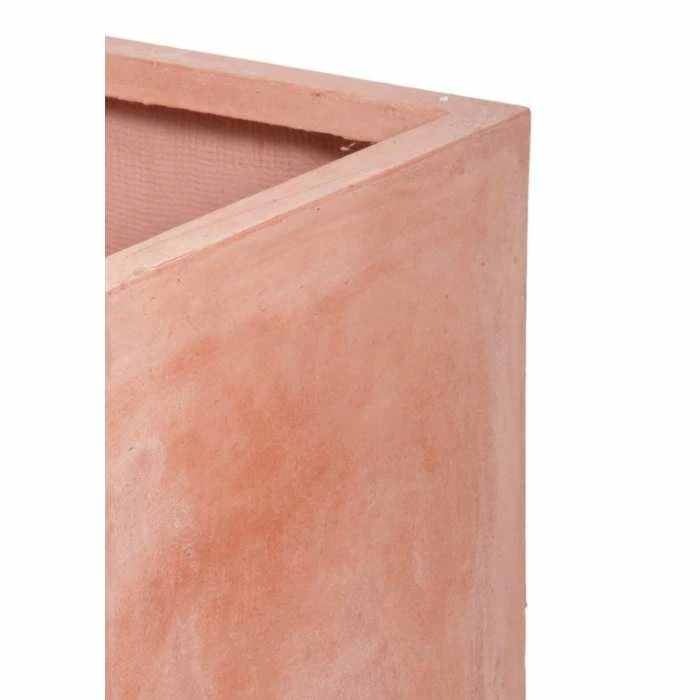 25cm Terracotta Fibrecotta Small Cube Planter 4 25cm Terracotta Fibrecotta Small Cube Planter - Image 2