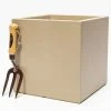 30cm Fibrecotta Medium Sand Cube Pot -Plants outlet store PP0453M rollover image 13f3