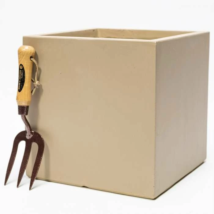 30cm Fibrecotta Medium Sand Cube Pot 3 30cm Fibrecotta Medium Sand Cube Pot