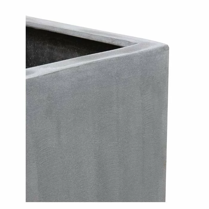 20cm Polystone Small Grey Cube Planter 4 20cm Polystone Small Grey Cube Planter - Image 2