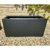 100cm Polystone Large Grey Trough Planter -Plants outlet store PP0472LA main image d094
