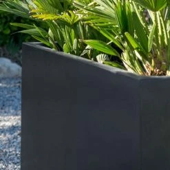 100cm Polystone Large Grey Trough Planter -Plants outlet store PP0472LA rollover image 8eaf