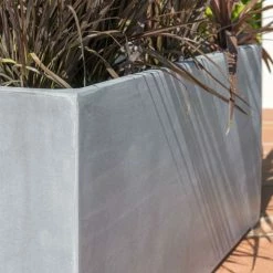 100cm Polystone Large Grey Trough Planter -Plants outlet store PP0473L add image 5 690c