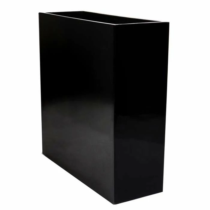 90cm Tall Trough Fibreglass Planter In Matt Black - By Primrose™ 6 90cm Tall Trough Fibreglass Planter In Matt Black - By Primrose™ - Image 4