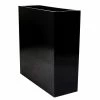 90cm Fibreglass Tall Trough Planter In Matt Black - By Primrose™ -Plants outlet store PP0494S rollover image 8629