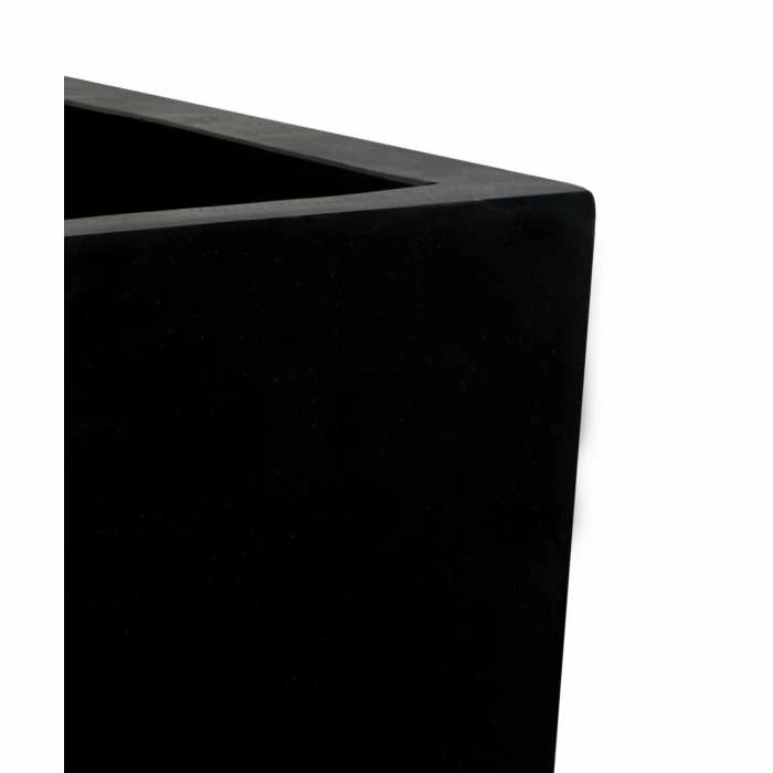 91cm Polystone Tall Grey Flared Square Planter 5 91cm Polystone Tall Grey Flared Square Planter - Image 3