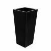 91cm Polystone Tall Black Flared Square Planter -Plants outlet store PP0510 main image 3f1f