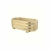 1m Timber Wood Richmond Octagonal Planter