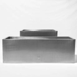 120cm Zinc Galvanised Silver Trough 11 120cm Zinc Galvanised Silver Trough -Plants outlet store PP10700 add image 4 eb3b