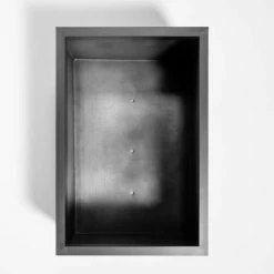 75cm Zinc Galvanised Black Trough -Plants outlet store PP10703 add image 2 3586