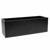 120cm Zinc Galvanised Black Trough