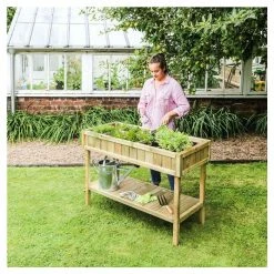Raised Wooden Herb Bed 122cm -Plants outlet store PP13051 add image 2 b654